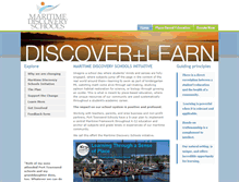 Tablet Screenshot of maritimediscovery.org